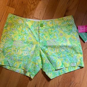 Lilly Pulitzer Crazy Cat House Shorts